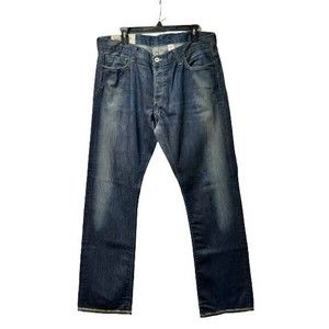 Loomstate Mission Organic Cotton Men's Jeans 36 x 34 Distressed Boot cut